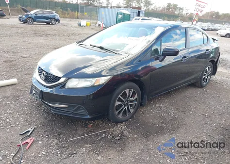 2015 Honda Civic Ex from USA, damaged, VIN 19XFB2F85FE252825